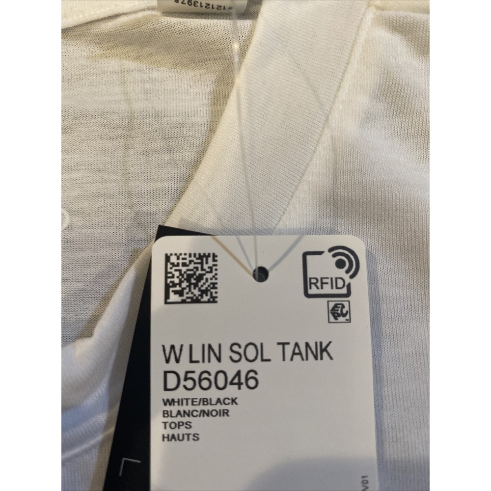Adidas Tank Top Women L Dash Workout Muscle Shirt Graphic Essential Tee NWT - Picture 2 of 6